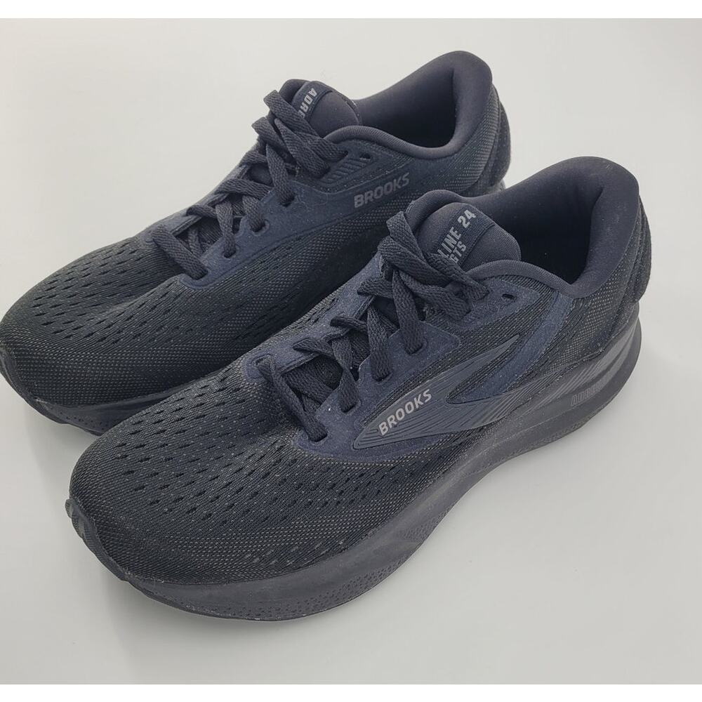 Brooks Adrenaline GTS 24 Running Shoes Black 1204261D020 Women’s Size 10D Used - Picture 5 of 12